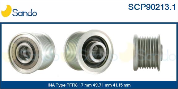 Puleggia cinghia, alternatore SANDO SCP90213.1