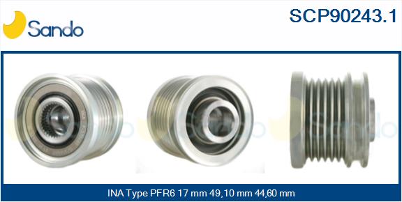 Puleggia cinghia, alternatore SANDO SCP90243.1