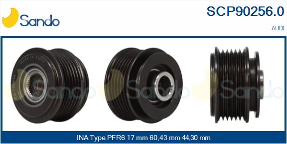 Puleggia cinghia, alternatore SANDO SCP90256.0
