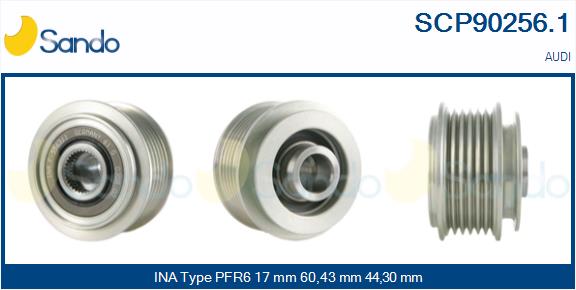 Puleggia cinghia, alternatore SANDO SCP90256.1