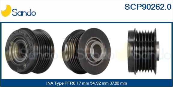 Puleggia cinghia, alternatore SANDO SCP90262.0