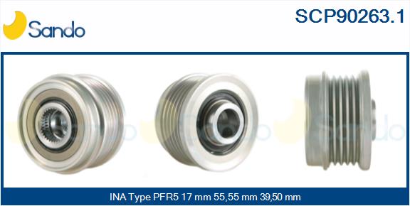 Puleggia cinghia, alternatore SANDO SCP90263.1