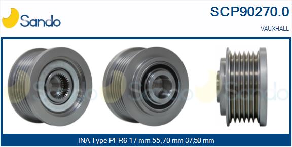 Puleggia cinghia, alternatore SANDO SCP90270.0