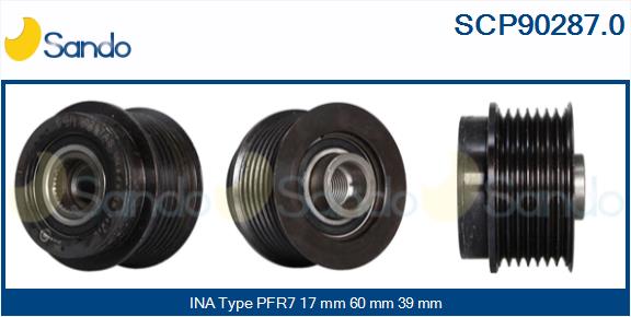 Puleggia cinghia, alternatore SANDO SCP90287.0