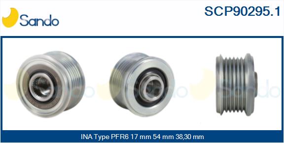 Puleggia cinghia, alternatore SANDO SCP90295.1