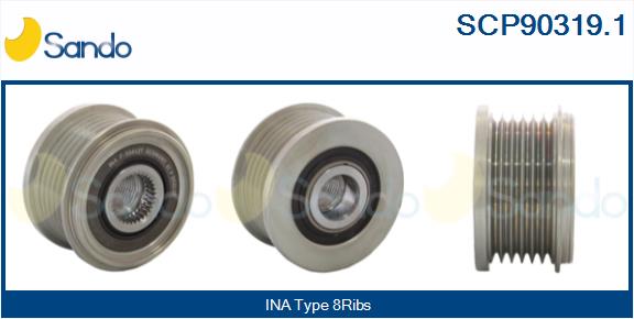 Puleggia cinghia, alternatore SANDO SCP90319.1