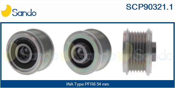Puleggia cinghia, alternatore SANDO SCP90321.1