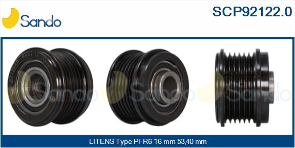 Puleggia cinghia, alternatore SANDO SCP92122.0