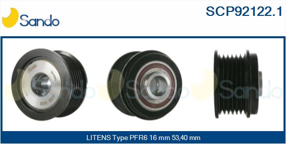 Puleggia cinghia, alternatore SANDO SCP92122.1
