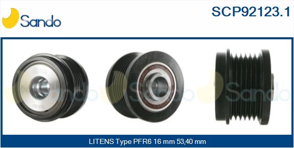 Puleggia cinghia, alternatore SANDO SCP92123.1