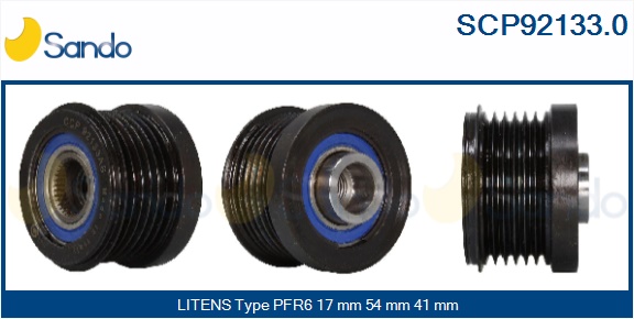 Puleggia cinghia, alternatore SANDO SCP92133.0