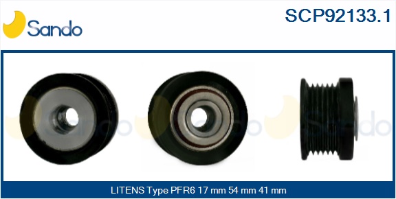 Puleggia cinghia, alternatore SANDO SCP92133.1