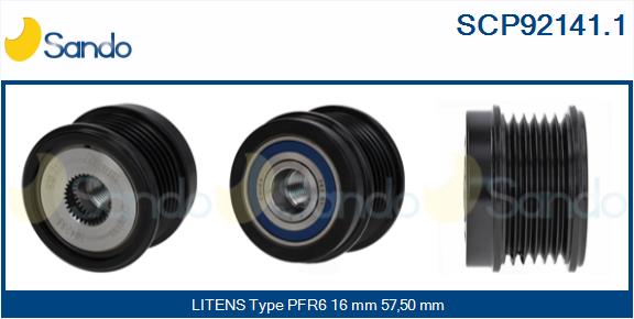 Puleggia cinghia, alternatore SANDO SCP92141.1