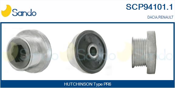 Puleggia cinghia, alternatore SANDO SCP94101.1