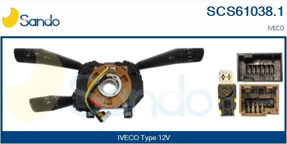 Leva devio guida SANDO SCS61038.1