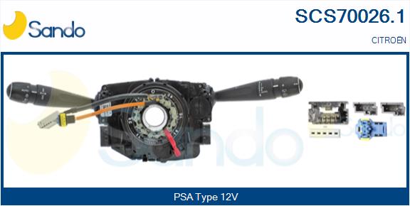 Leva devio guida SANDO SCS70026.1