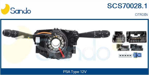 Leva devio guida SANDO SCS70028.1