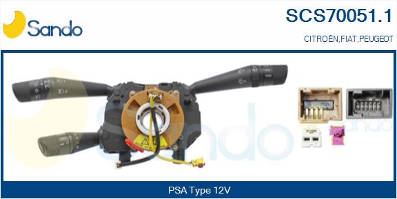 Leva devio guida SANDO SCS70051.1