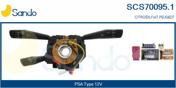 Leva devio guida SANDO SCS70095.1