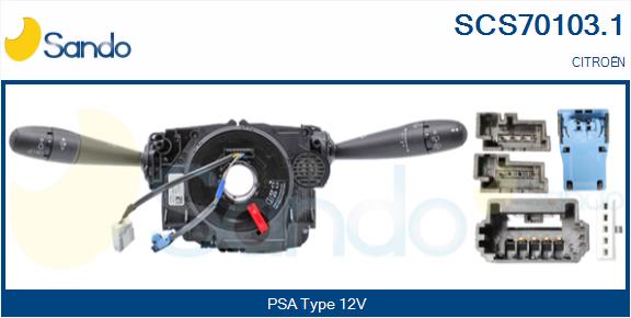 Leva devio guida SANDO SCS70103.1