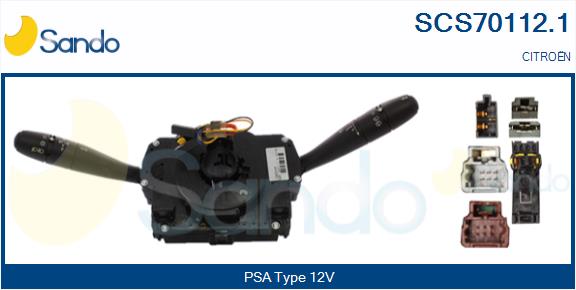 Leva devio guida SANDO SCS70112.1