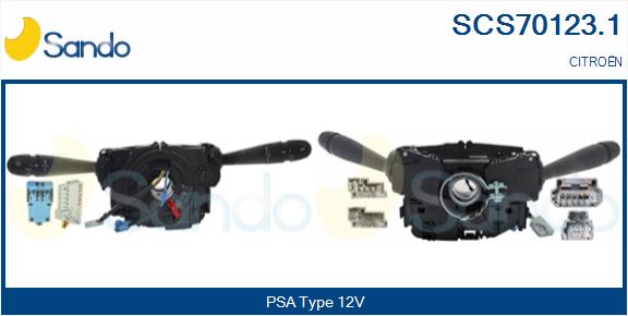 Leva devio guida SANDO SCS70123.1