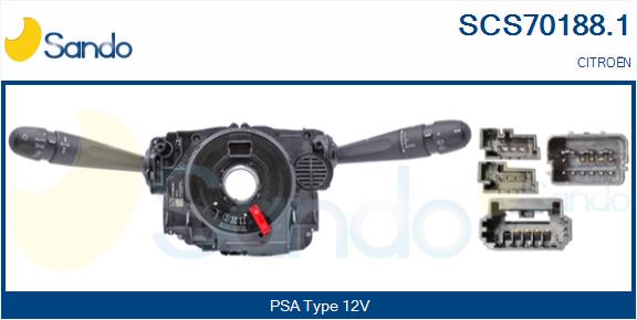 Leva devio guida SANDO SCS70188.1