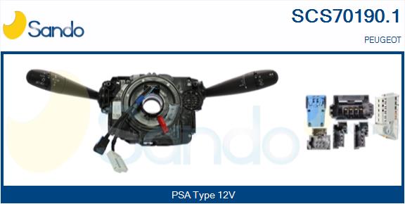 Leva devio guida SANDO SCS70190.1