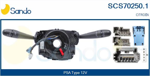 Leva devio guida SANDO SCS70250.1