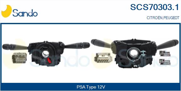 Leva devio guida SANDO SCS70303.1