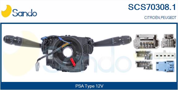 Leva devio guida SANDO SCS70308.1