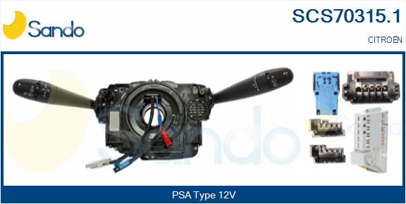 Leva devio guida SANDO SCS70315.1