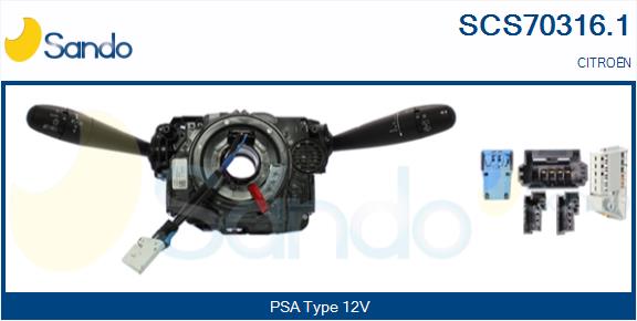 Leva devio guida SANDO SCS70316.1