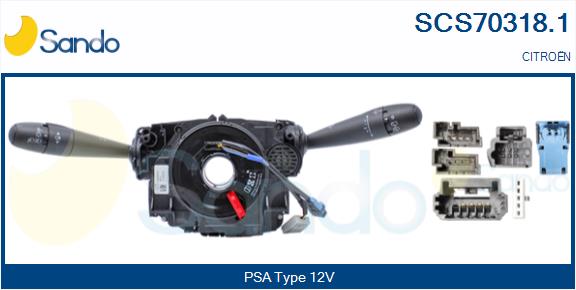 Leva devio guida SANDO SCS70318.1