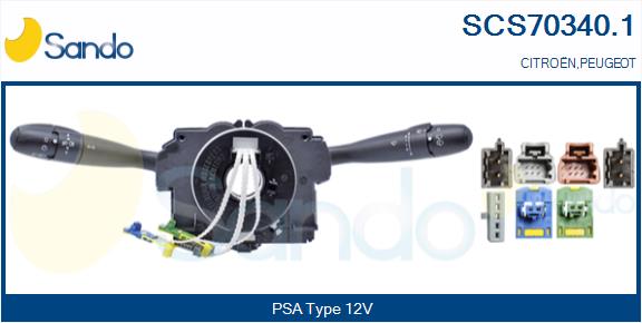 Leva devio guida SANDO SCS70340.1