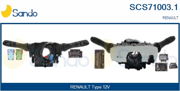 Leva devio guida SANDO SCS71003.1