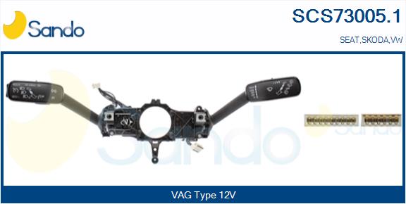 Leva devio guida SANDO SCS73005.1