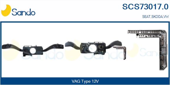 Leva devio guida SANDO SCS73017.0