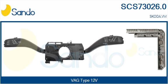 Leva devio guida SANDO SCS73026.0