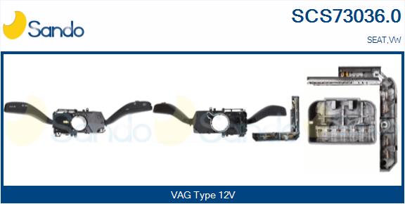 Leva devio guida SANDO SCS73036.0