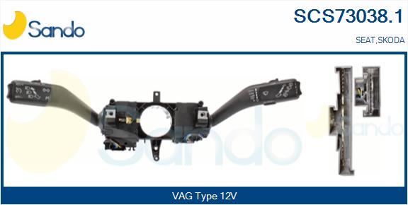 Leva devio guida SANDO SCS73038.1