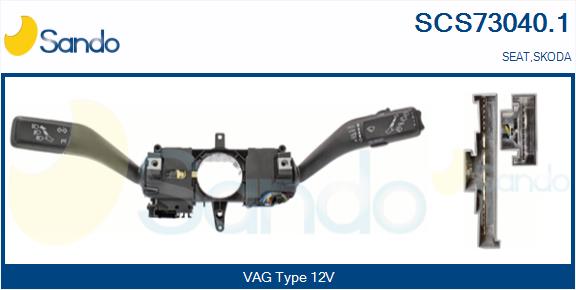 Leva devio guida SANDO SCS73040.1