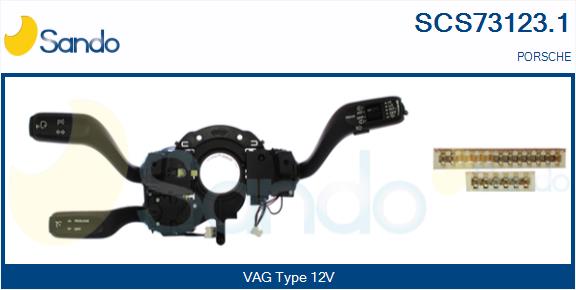Leva devio guida SANDO SCS73123.1
