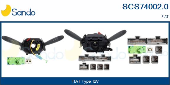 Leva devio guida SANDO SCS74002.0