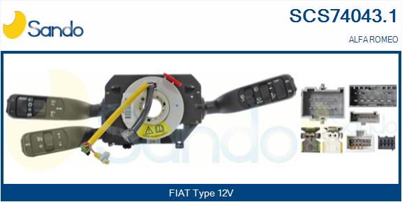 Leva devio guida SANDO SCS74043.1