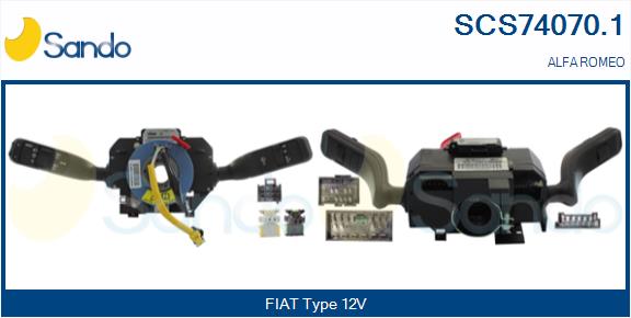 Leva devio guida SANDO SCS74070.1