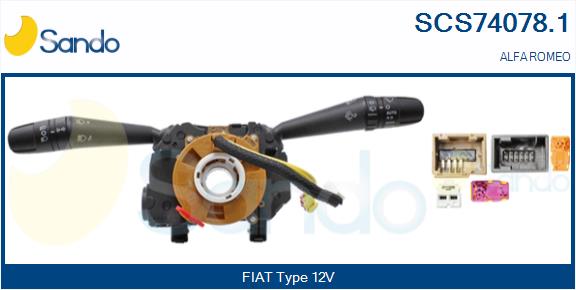 Leva devio guida SANDO SCS74078.1