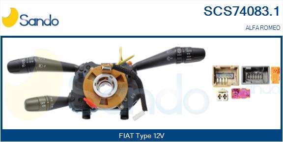 Leva devio guida SANDO SCS74083.1