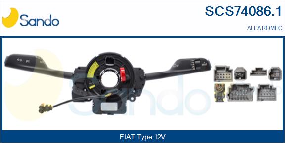 Leva devio guida SANDO SCS74086.1