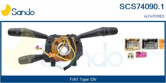 Leva devio guida SANDO SCS74090.1
